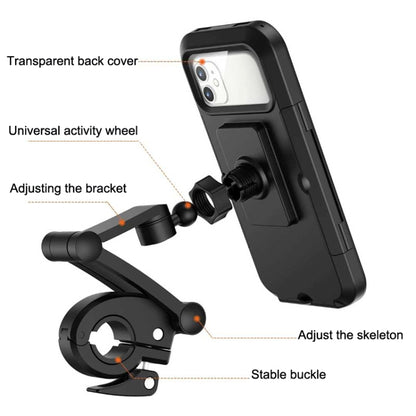 กระเป๋าใส่โทรศัพท์มือถือติดจักรยาน Mountain Bike Waterproof Bag, Black