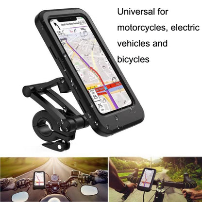 กระเป๋าใส่โทรศัพท์มือถือติดจักรยาน Mountain Bike Waterproof Bag, Black