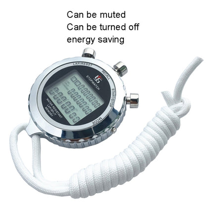 YS Metal Stopwatch 3 Rows Display Running Training Electronic Timer สไตล์:, YS-510 10 Memories 3 Rows Display, YS-530 30 Memories 3 Rows Display, YS-560 60 Memories 3 Rows Display, YS-5100 100 Memories 3 Rows Display, YS-5120 120 Memories 3 Rows Display