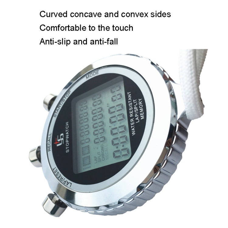 YS Metal Stopwatch 3 Rows Display Running Training Electronic Timer สไตล์:, YS-510 10 Memories 3 Rows Display, YS-530 30 Memories 3 Rows Display, YS-560 60 Memories 3 Rows Display, YS-5100 100 Memories 3 Rows Display, YS-5120 120 Memories 3 Rows Display