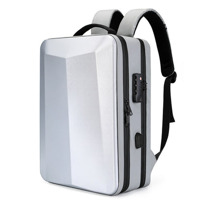 กระเป๋าเป้คอมพิวเตอร์สำหรับเล่นเกม ABS Hard Shell, 15.6 inches (Black), 15.6 inches (Silver), 17.3 inches (Silver)