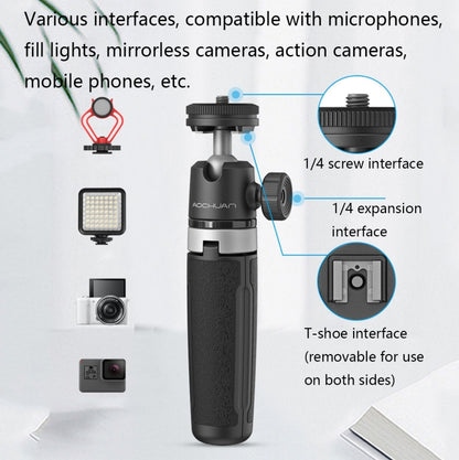 AOCHUAN MT-08 ขาตั้งกล้องเซลฟี่ขนาดเล็กแบบพับได้ Telescopic