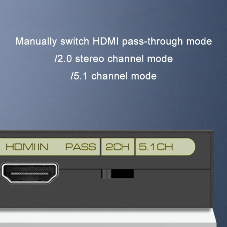 HDMI เป็นออปติคัล HD 4K Audio Splitter