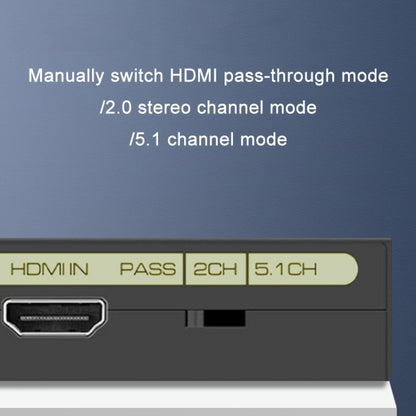 HDMI เป็นออปติคัล HD 4K Audio Splitter