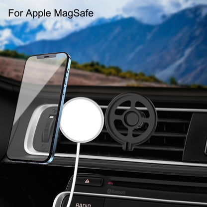 แท่นชาร์จไร้สายติดรถยนต์หมุนได้ 360 องศาสำหรับ Apple MagSafe, K74