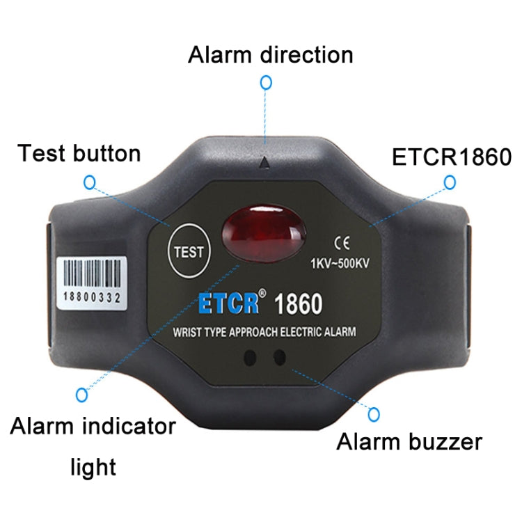 ETCR ปากกาทดสอบช่างไฟฟ้าสัญญาณเตือนไฟฟ้าแรงสูงแบบไม่สัมผัส รุ่น:, ETCR1860 For Wrist, ETCR1860C For Wrist, ETCR1880 For Helmet, ETCR1880C For Helmet, ETCR1870 For Arm, ETCR1870C For Arm