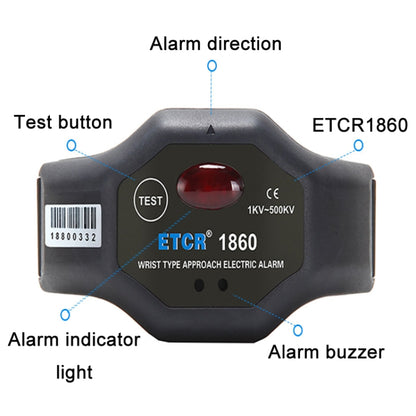 ETCR ปากกาทดสอบช่างไฟฟ้าสัญญาณเตือนไฟฟ้าแรงสูงแบบไม่สัมผัส รุ่น:, ETCR1860 For Wrist, ETCR1860C For Wrist, ETCR1880 For Helmet, ETCR1880C For Helmet, ETCR1870 For Arm, ETCR1870C For Arm