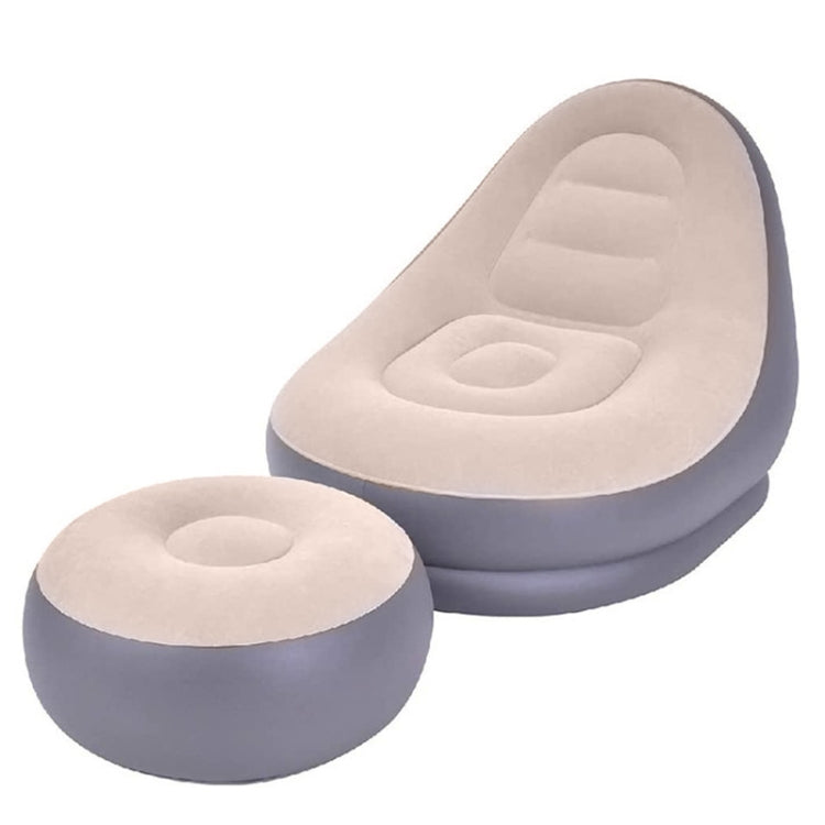 พักกลางวันโซฟาขี้เกียจเป่าลม, การจัดส่งแบบสุ่มสีด้านล่าง, สไตล์:, Sofa+Pedal, Single Sofa