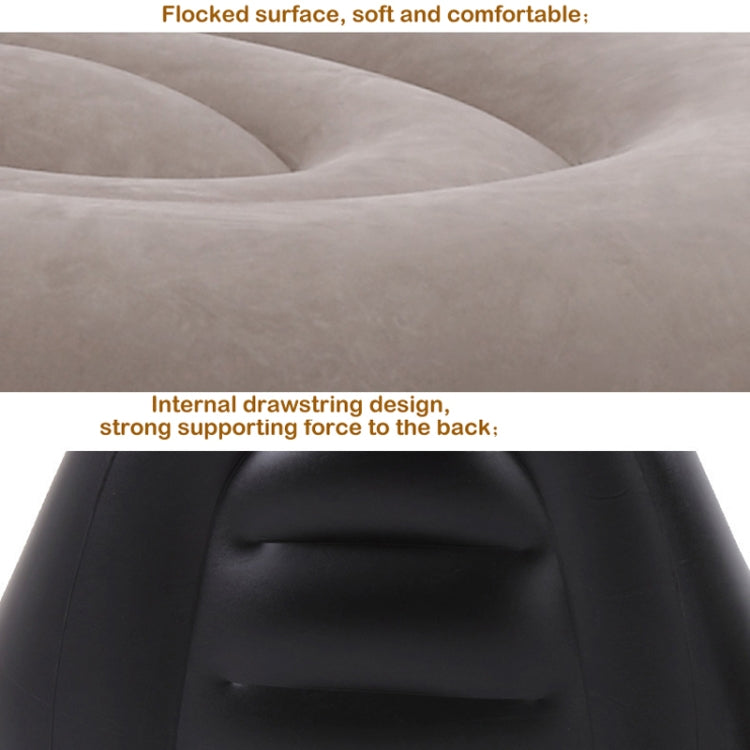 พักกลางวันโซฟาขี้เกียจเป่าลม, การจัดส่งแบบสุ่มสีด้านล่าง, สไตล์:, Sofa+Pedal, Single Sofa