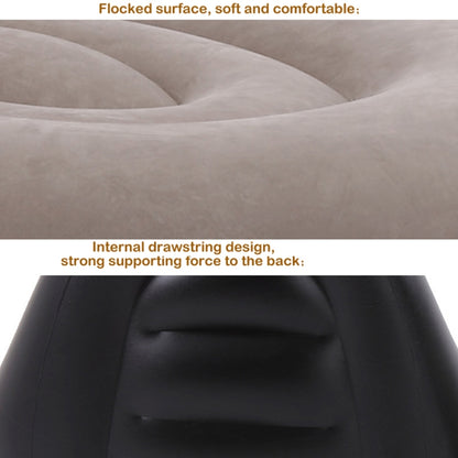 พักกลางวันโซฟาขี้เกียจเป่าลม, การจัดส่งแบบสุ่มสีด้านล่าง, สไตล์:, Sofa+Pedal, Single Sofa