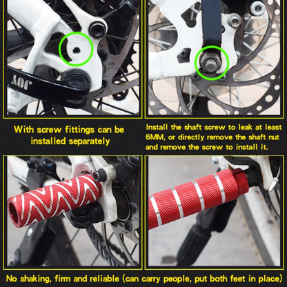 FMFXTR เบาะหลังจักรยานเท้าเหยียบ Universal Back Rear Post, Red Large Hole Long, Red Small Hole Short, Blue Large Hole Long, Blue Small Hole Short, Green Small Hole Short, Black Large Hole Long, Black Small Hole Short