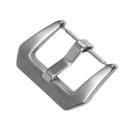 3 PCS Stainless Steel Brushed Pin Buckle Watch อุปกรณ์เสริม, 18mm Steel Color, 20mm Steel Color, 22mm Steel Color, 24mm Steel Color, 18mm Black, 20mm Black, 22mm Black