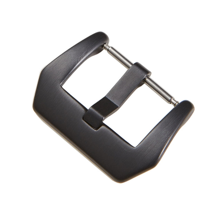 3 PCS Stainless Steel Brushed Pin Buckle Watch อุปกรณ์เสริม, 18mm Steel Color, 20mm Steel Color, 22mm Steel Color, 24mm Steel Color, 18mm Black, 20mm Black, 22mm Black