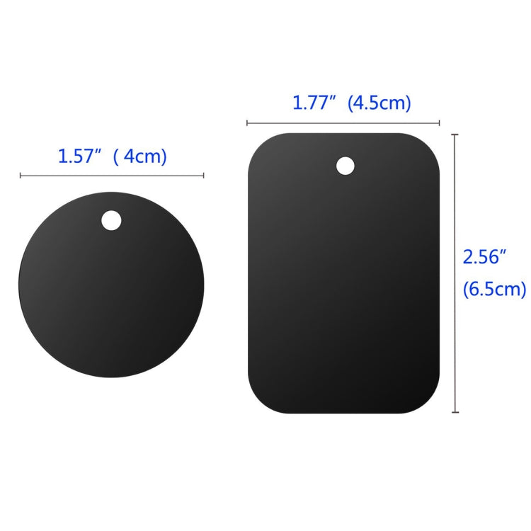 ที่วางโทรศัพท์ในรถยนต์ 30 ชิ้น แผ่นแม่เหล็ก Spec:, 40mm (with Tape), 45 x 65mm (with Tape)