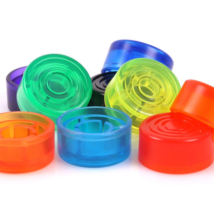 10 PCS JT1808 กีตาร์จูนเนอร์ไฟฟ้า Pedal Cap, สีเหลือง, สีแดง, สีม่วง, สีเขียว, สีส้ม, Deep Blue, Light Blue, สีดำ