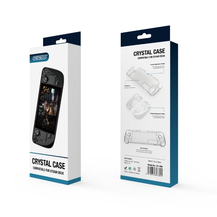 เคส PGTECH Split Crystal Hard Shell สำหรับคอนโซลเกม Steam Deck, Crystal Hard Shell Case