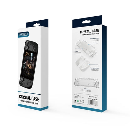เคส PGTECH Split Crystal Hard Shell สำหรับคอนโซลเกม Steam Deck, Crystal Hard Shell Case