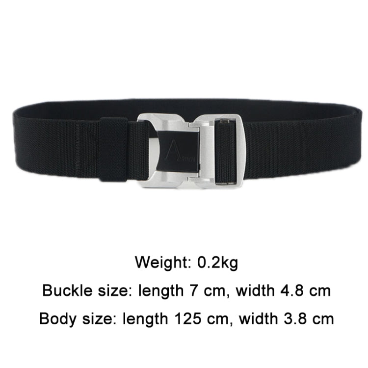เข็มขัดนิรภัยหัวเข็มขัดนิรภัยอลูมิเนียมอัลลอยด์กลางแจ้ง, ความยาว:, 125cm