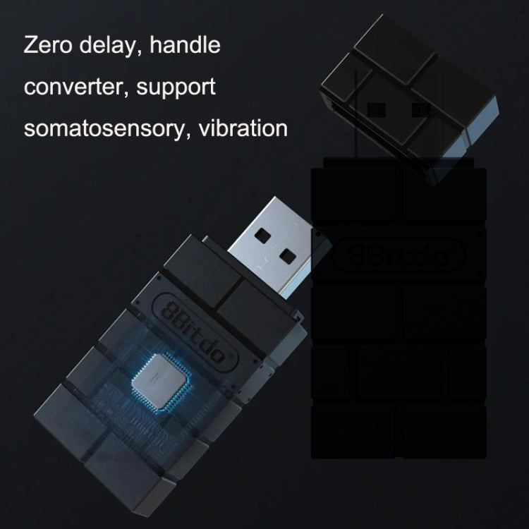 8BitDo USB Wireless Receiver Handle Switch สำหรับ PS5/PS4, For PS5/PS4