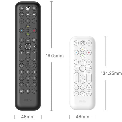 8BitDo Backlit Key Media Remote Control สำหรับ Xbox สไตล์:, Long Version (Black)