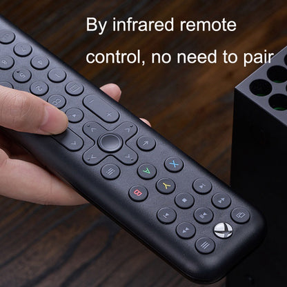 8BitDo Backlit Key Media Remote Control สำหรับ Xbox สไตล์:, Long Version (Black)
