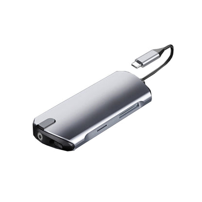 Type-C Extension Dock 8 In 1 แล็ปท็อปแปลงฮับ USB HUB, USB HUB
