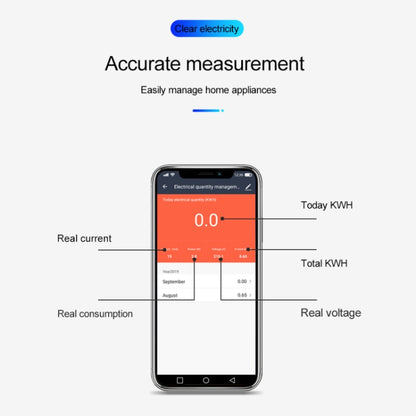SINOTIMER WDS688 สมาร์ท WiFi Single-Phase Power Meter Mobile APP Home Rail ขนาด 5-60A 230V, WDS688