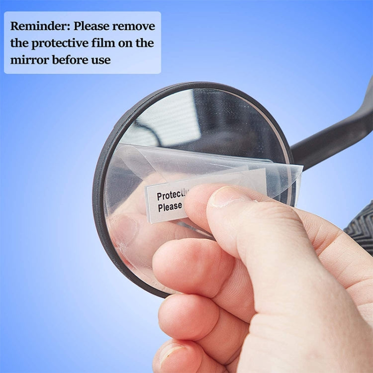 กระจกมองหลังจักรยานนูนมุมมองขนาดใหญ่กระจกหมุนได้ 360 องศา, Convex Rearview Mirror