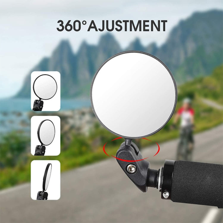 กระจกมองหลังจักรยานนูนมุมมองขนาดใหญ่กระจกหมุนได้ 360 องศา, Convex Rearview Mirror