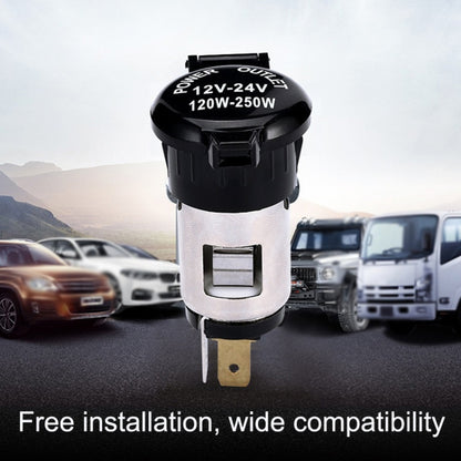 2 PCS Car Modified Cigarette Lighter Waterproof Vehicle Charging Power Socket, Cigarette Type (with 1.5m Line), No Cigarette Type (with 1.5m Line)