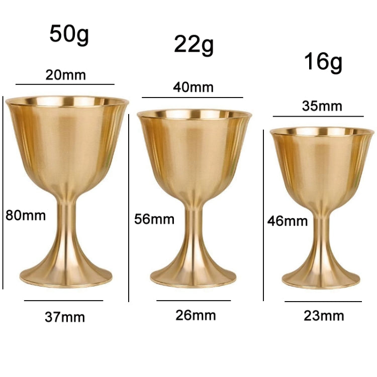2 ชิ้นบาร์ค็อกเทลวิสกี้ถ้วยทองแดงบริสุทธิ์, Small, Medium