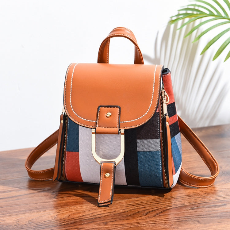 TFZ 959 กระเป๋าเป้ผู้หญิงหนัง PU นุ่ม, สีขาว, Red Wine, สีดำ, Soil Yellow, สีกาแฟ