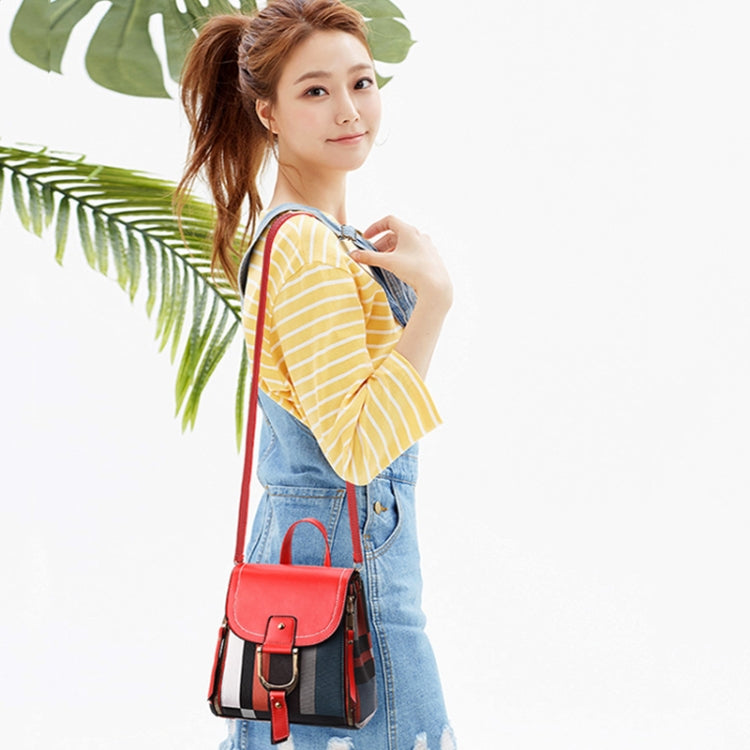 TFZ 959 กระเป๋าเป้ผู้หญิงหนัง PU นุ่ม, สีขาว, Red Wine, สีดำ, Soil Yellow, สีกาแฟ
