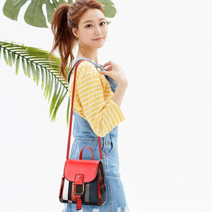 TFZ 959 กระเป๋าเป้ผู้หญิงหนัง PU นุ่ม, สีขาว, Red Wine, สีดำ, Soil Yellow, สีกาแฟ