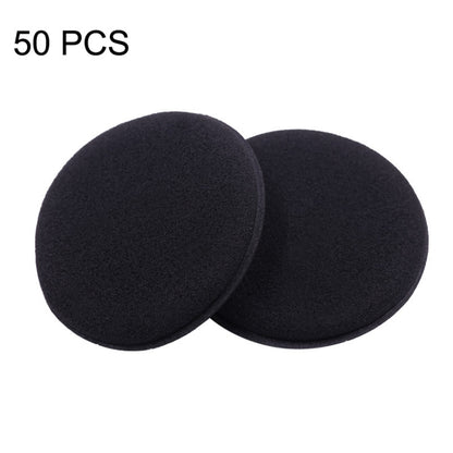 ฟองน้ำแว็กซ์ 50 ชิ้นพร้อมขอบกลม ล้างรถ แว็กซ์บำรุงรักษาฟองน้ำขัดเงา, 50 PCS Polished Sponge