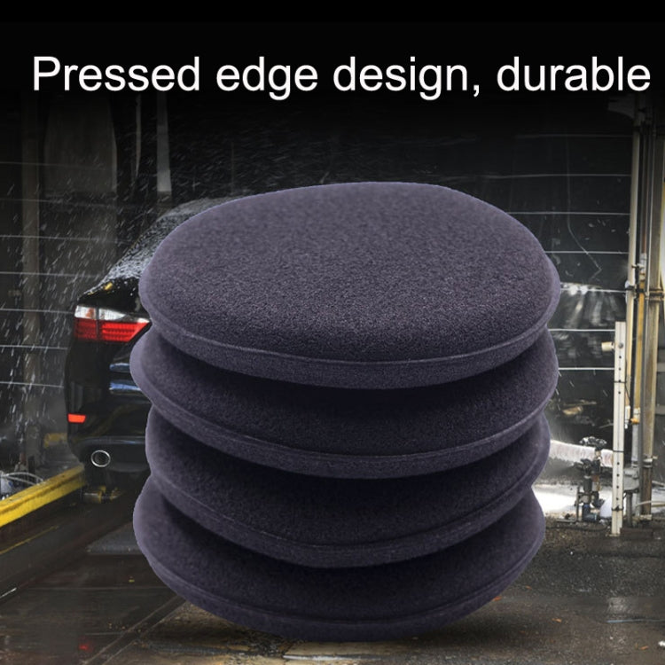 ฟองน้ำแว็กซ์ 50 ชิ้นพร้อมขอบกลม ล้างรถ แว็กซ์บำรุงรักษาฟองน้ำขัดเงา, 50 PCS Polished Sponge