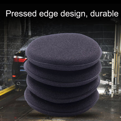 ฟองน้ำแว็กซ์ 50 ชิ้นพร้อมขอบกลม ล้างรถ แว็กซ์บำรุงรักษาฟองน้ำขัดเงา, 50 PCS Polished Sponge