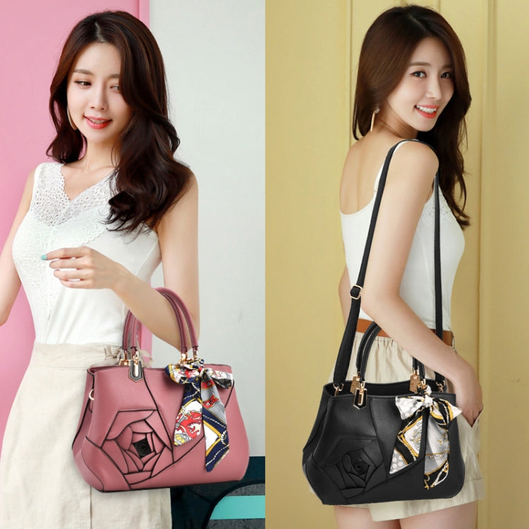 378 กระเป๋าถือสตรีแกะสลักสามมิติ, Red Wine, สีกากี, สีดำ, Dark Gray, Rubber Pink
