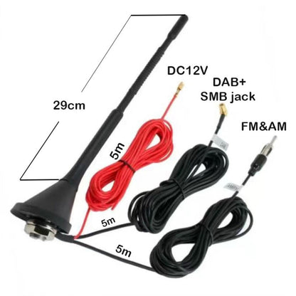 หลังคา DAB เสาอากาศ FM วิทยุติดรถยนต์เสาอากาศออกอากาศแบบดิจิตอล, Roof DAB FM Antenna