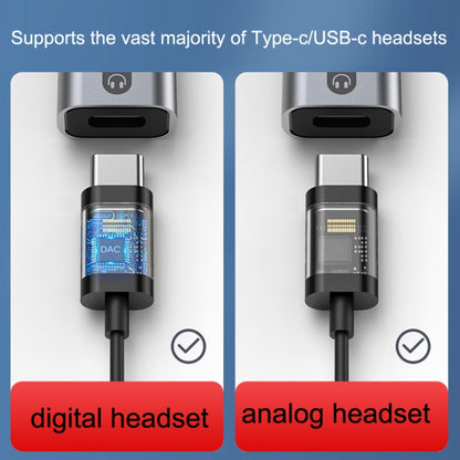 MH338A สายเคเบิลอะแดปเตอร์ Dual Type-c / USB-c สายชาร์จเสียงสดสำหรับโทรศัพท์มือถือ, MH338A (Gray), MH338A (Black)