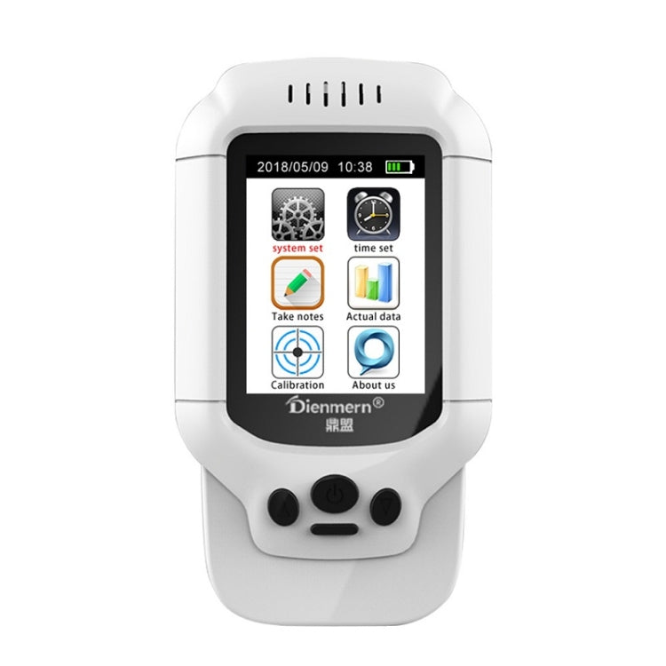 เครื่องตรวจจับฟอร์มาลดีไฮด์ TVOC เครื่องวัดฝุ่น PM2.5, DM502