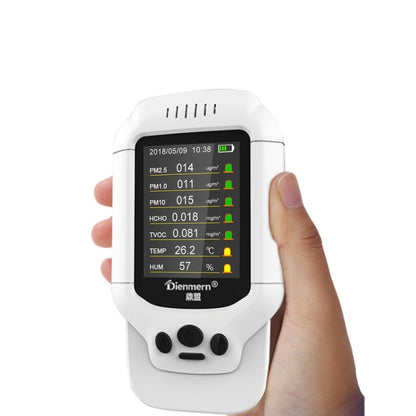 เครื่องตรวจจับฟอร์มาลดีไฮด์ TVOC เครื่องวัดฝุ่น PM2.5, DM502