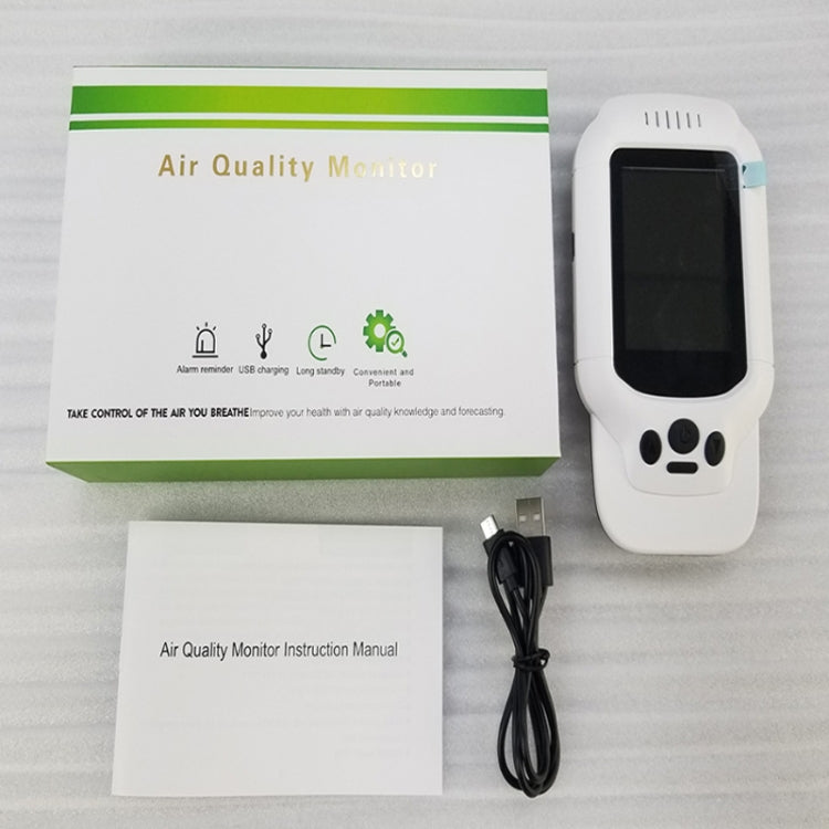 เครื่องตรวจจับฟอร์มาลดีไฮด์ TVOC เครื่องวัดฝุ่น PM2.5, DM502
