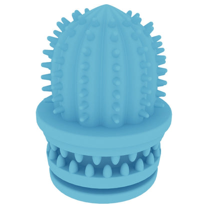 2 PCS Pet Cleaning Teeth TPR Cactus ของเล่นเพื่อการศึกษาที่ทนต่อการกัดน้ำหนักเบา, Cactus Light Blue, Cactus Light Pink, Cactus Avocado Green