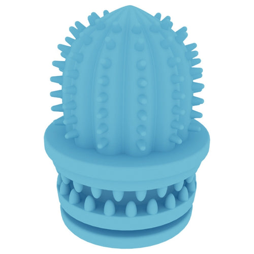 2 PCS Pet Cleaning Teeth TPR Cactus ของเล่นเพื่อการศึกษาที่ทนต่อการกัดน้ำหนักเบา, Cactus Light Blue, Cactus Light Pink, Cactus Avocado Green