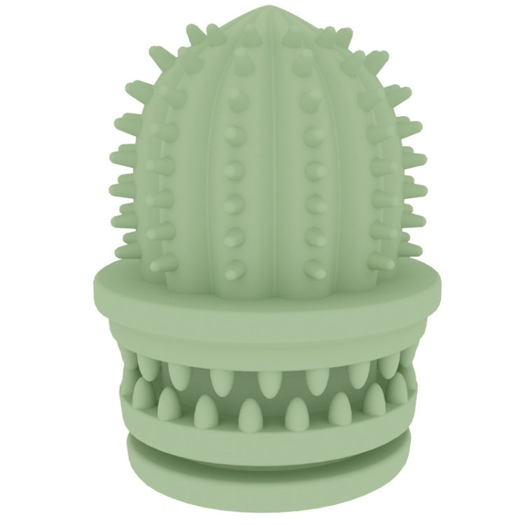2 PCS Pet Cleaning Teeth TPR Cactus ของเล่นเพื่อการศึกษาที่ทนต่อการกัดน้ำหนักเบา, Cactus Light Blue, Cactus Light Pink, Cactus Avocado Green