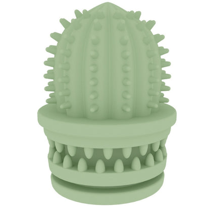 2 PCS Pet Cleaning Teeth TPR Cactus ของเล่นเพื่อการศึกษาที่ทนต่อการกัดน้ำหนักเบา, Cactus Light Blue, Cactus Light Pink, Cactus Avocado Green