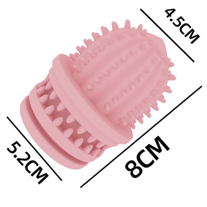 2 PCS Pet Cleaning Teeth TPR Cactus ของเล่นเพื่อการศึกษาที่ทนต่อการกัดน้ำหนักเบา, Cactus Light Blue, Cactus Light Pink, Cactus Avocado Green