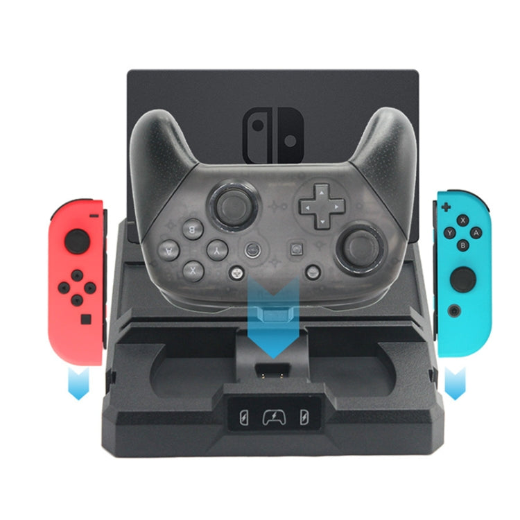 คอนโซลเกมมัลติฟังก์ชั่นจับแท่นชาร์จที่เก็บฐานสำหรับสวิตช์ Nintendo, S053