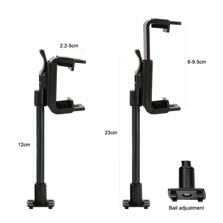 รถกระจกมองหลังยึดท่อคลิปโทรศัพท์มือถือวงเล็บนำทางสากล, H59+C38